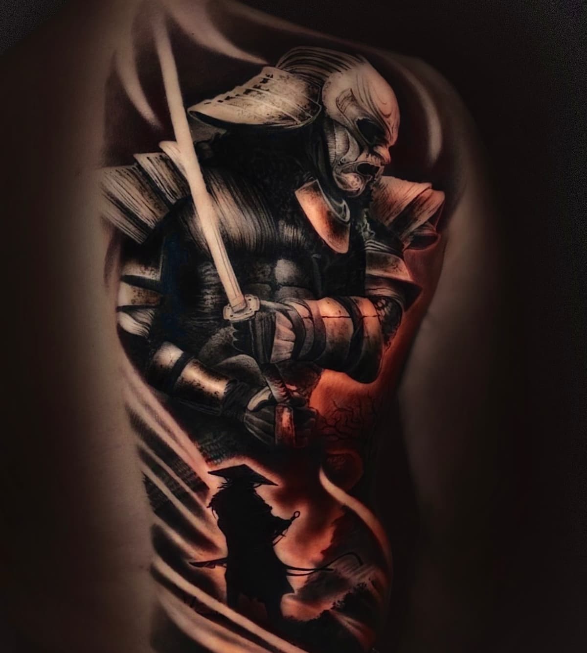 Samurai — Realism / Back, half panel